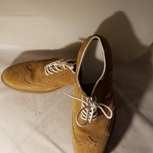 Pubic Opinion Mens Suede Oxford